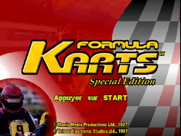 Elf Masters presente Formula Karts - Special Edition (FR) screen shot title